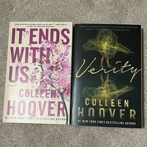 It Ends With Us & Verity Colleen Hoover Books